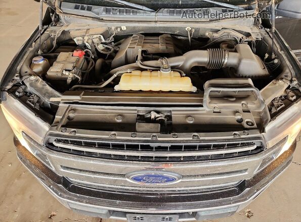 1FTEW1EP9JKE88497 2018 FORD F150 Black Rear interior view