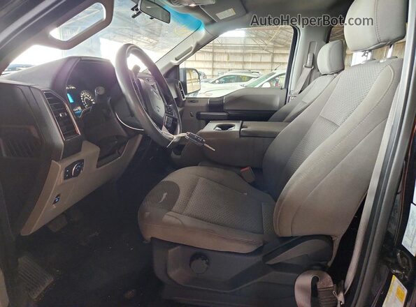 1FTEW1EP9JKE88497 2018 FORD F150 Black Front interior view