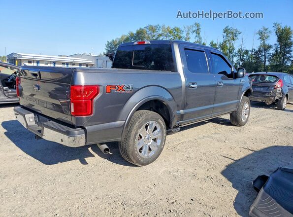 1FTEW1EP9KFB38622 2019 FORD F150 Gray Trasero derecho