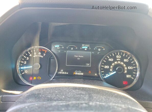 1FTEW1EP9KFB38622 2019 FORD F150 Gray Vista del cuadro de instrumentos