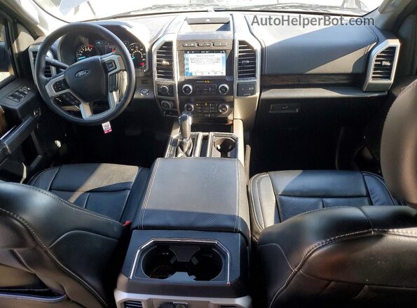 1FTEW1EP9KFB38622 2019 FORD F150 Gray Vista del salpicadero