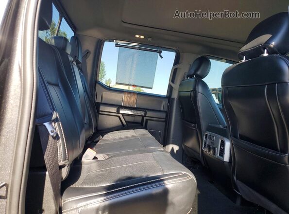 1FTEW1EP9KFB38622 2019 FORD F150 Gray Vista de los asientos traseros
