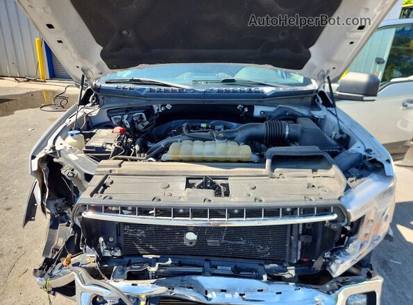 1FTEW1EP9KFB56585 2019 FORD F150 Silver Вид задньої частини салону