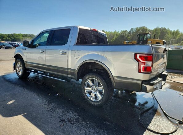 1FTEW1EP9KFB56585 2019 FORD F150 Silver Задня ліва чверть