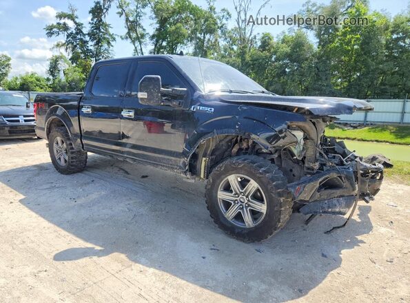 1FTEW1EP9KFC58419 2019 FORD F150 Black წინა მარჯვენა