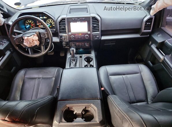 1FTEW1EP9KFC58419 2019 FORD F150 Black წინა პანელის ხედი