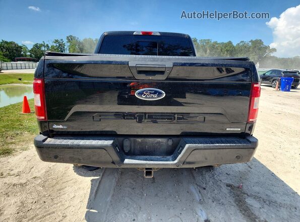 1FTEW1EP9KFC58419 2019 FORD F150 Black უკანა ხედი