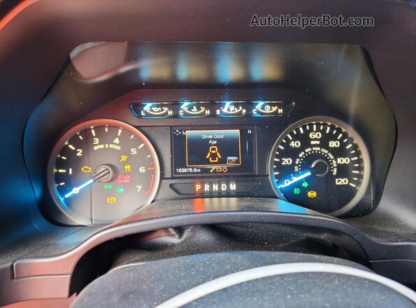 1FTEW1EP9KFC58419 2019 FORD F150 Black ხელსაწყოთა პანელის ხედი
