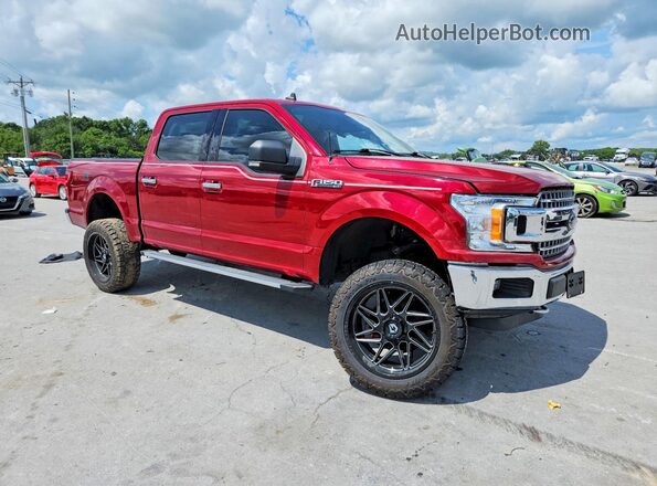 1FTEW1EP9KFD52414 2019 FORD F150 Red Przód prawy