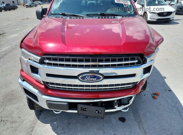 1FTEW1EP9KFD52414 2019 FORD F150 Red Widok wnętrza z tyłu