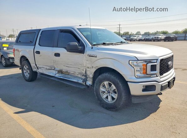 1FTEW1EP9KKE94401 2019 FORD F150 Серебряный Передняя правая четверть