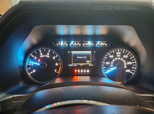 1FTEW1EP9LKD10172 2020 FORD F150 White Вид щитка приладів