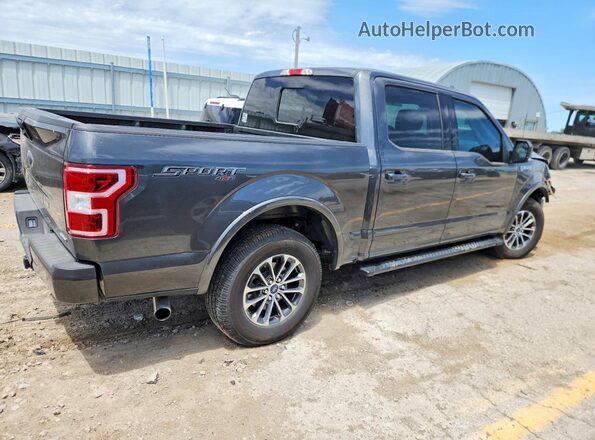 1FTEW1EP9LKD19941 2020 FORD F150 Серый Задняя правая четверть