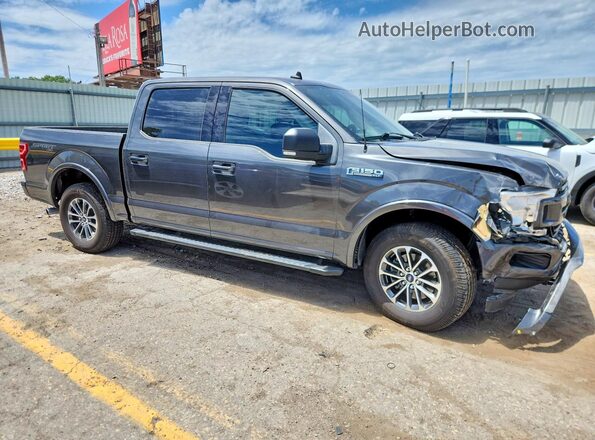 1FTEW1EP9LKD19941 2020 FORD F150 Серый Передняя правая четверть