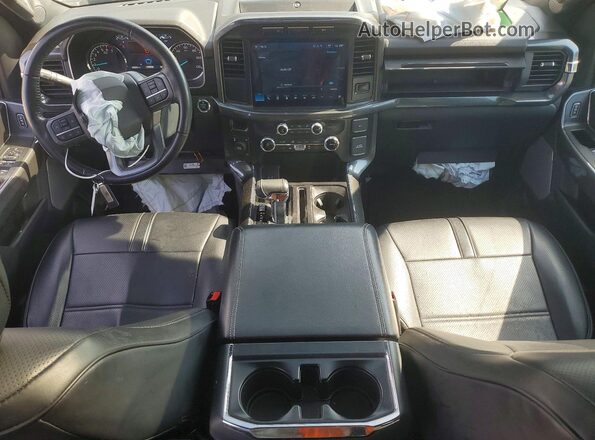 1FTEW1EP9NFB58440 2022 FORD F150 Black Vista del salpicadero