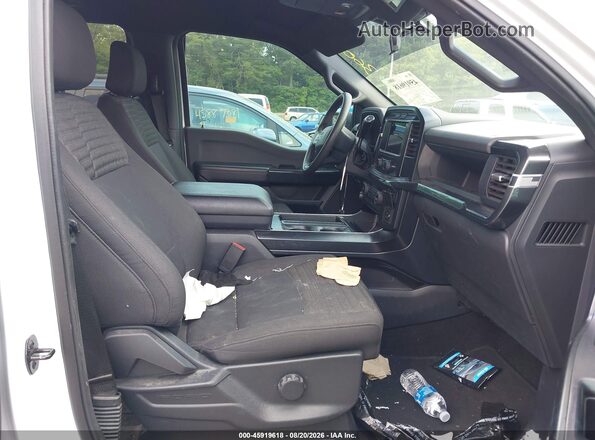 1FTEW1EP9NFC13842 2022 FORD F150 White Widok wnętrza z przodu