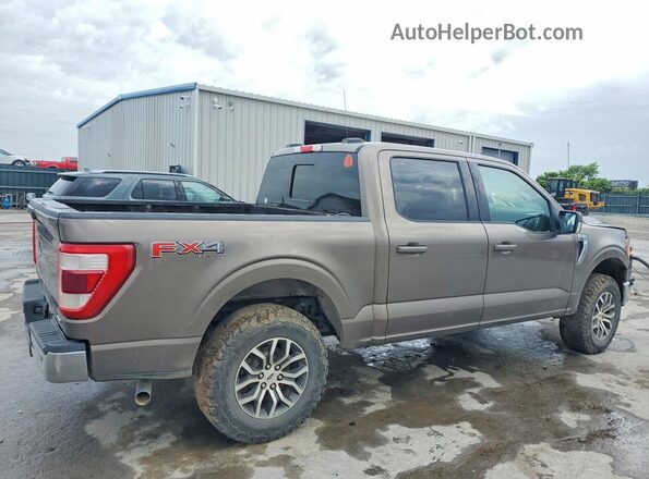 1FTEW1EP9NKD33423 2022 FORD F150 Коричневый Задняя правая четверть