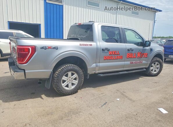 1FTEW1EP9NKE68482 2022 FORD F150 Silver Trasero derecho