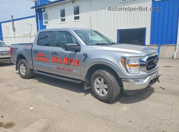 1FTEW1EP9NKE68482 2022 FORD F150 Silver Delantero derecho