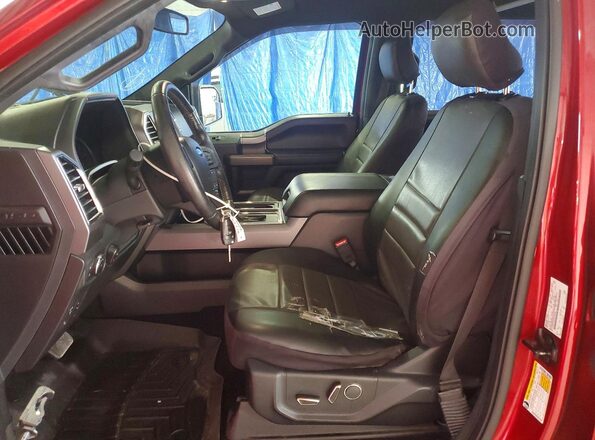 1FTEW1EPXHFA22760 2017 FORD F150 Red წინა სალონის ხედი