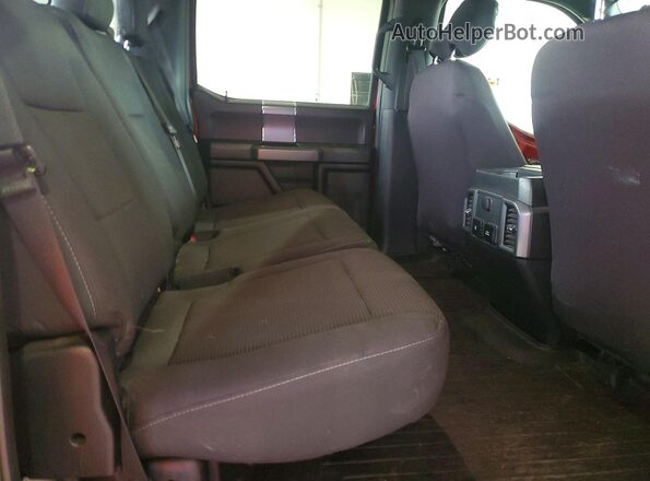 1FTEW1EPXHFA22760 2017 FORD F150 Red უკანა სავარძლების ხედი