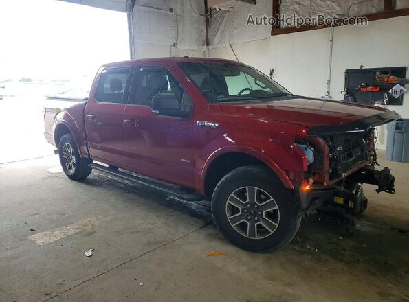 1FTEW1EPXHFA22760 2017 FORD F150 Red წინა მარჯვენა