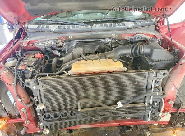 1FTEW1EPXHFA22760 2017 FORD F150 Red უკანა სალონის ხედი