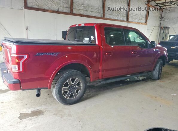 1FTEW1EPXHFA22760 2017 FORD F150 Red უკანა მარჯვენა