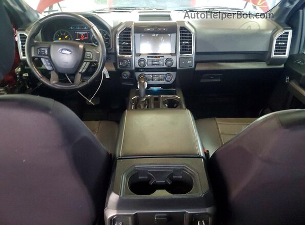 1FTEW1EPXHFA22760 2017 FORD F150 Red წინა პანელის ხედი