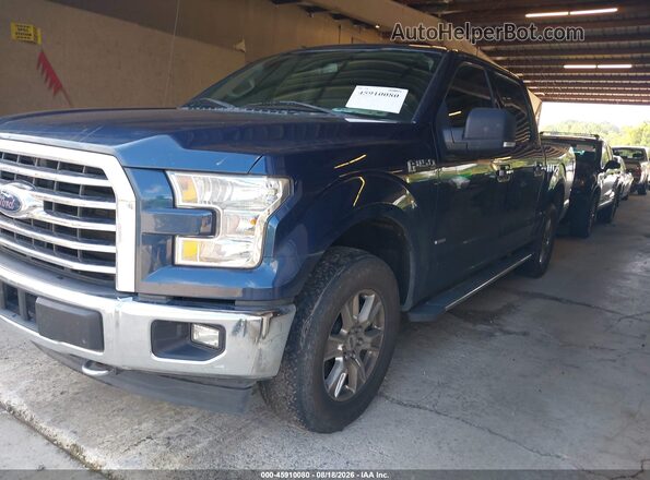 1FTEW1EPXHFC51648 2017 FORD F150 Blue Front left