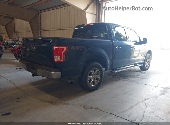 1FTEW1EPXHFC51648 2017 FORD F150 Blue Rear right