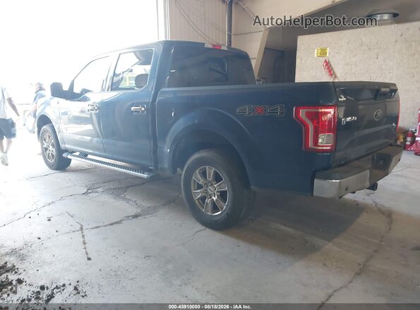 1FTEW1EPXHFC51648 2017 FORD F150 Blue Rear left