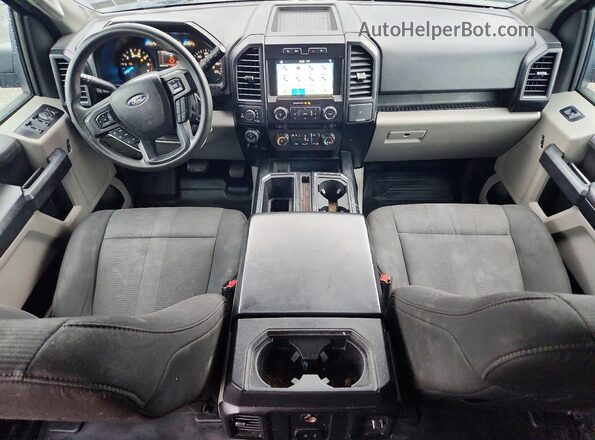 1FTEW1EPXHKC39197 2017 FORD F150 Black Առջևի վահանակի տեսք
