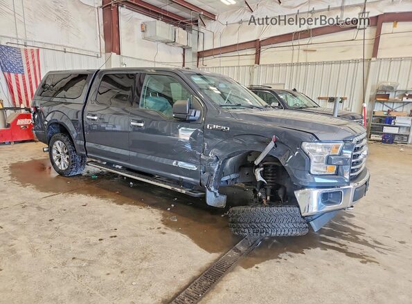 1FTEW1EPXHKC52144 2017 FORD F150 Gray Front right
