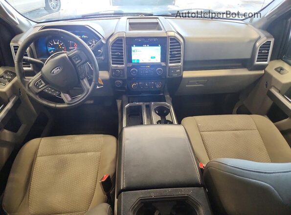 1FTEW1EPXHKC52144 2017 FORD F150 Gray Dashboard view