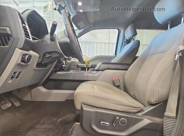 1FTEW1EPXHKC52144 2017 FORD F150 Gray Front interior view