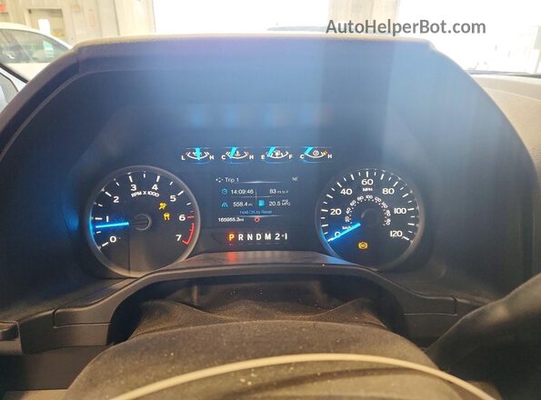 1FTEW1EPXHKC52144 2017 FORD F150 Gray Instrument cluster view