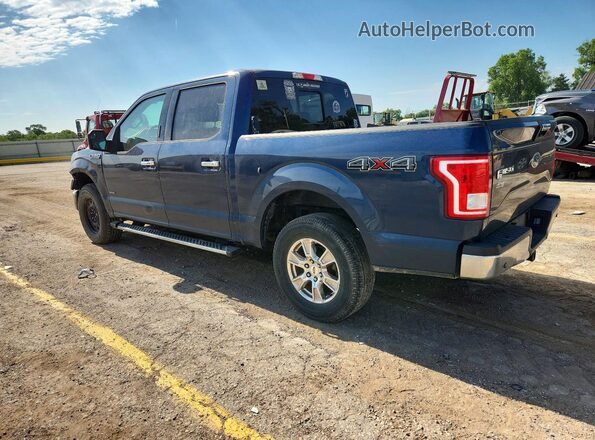 1FTEW1EPXHKD18076 2017 FORD F150 Blue Tył lewy
