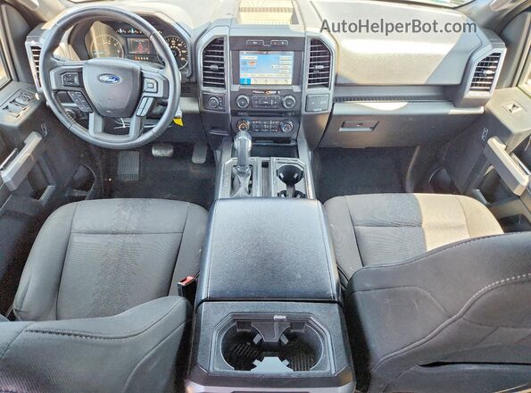 1FTEW1EPXJFC59075 2018 FORD F150 Blue Widok deski rozdzielczej