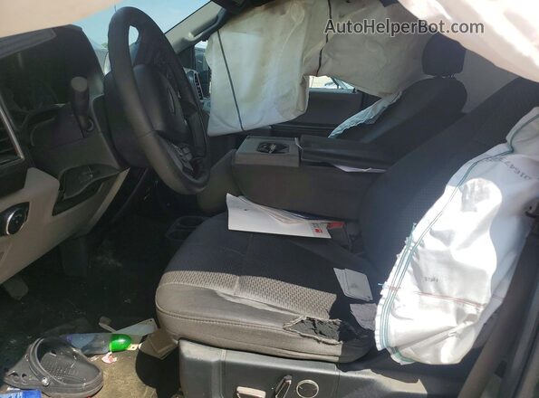 1FTEW1EPXJKC79155 2018 FORD F150 Green Widok wnętrza z przodu