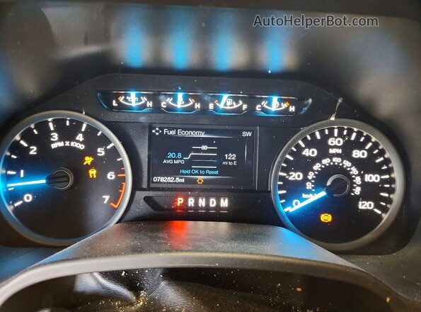 1FTEW1EPXKFB14491 2019 FORD F150 White Вид щитка приладів