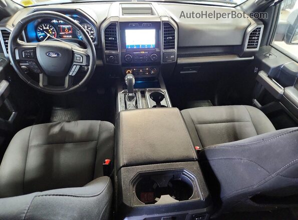 1FTEW1EPXKFB14491 2019 FORD F150 White Вид панелі приладів