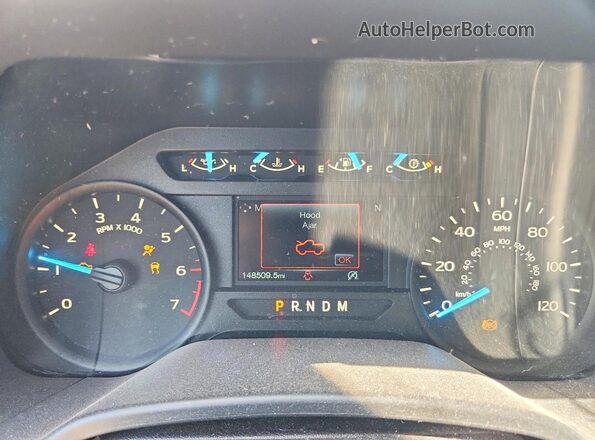 1FTEW1EPXLKE04545 2020 FORD F150 White Սարքավորումների վահանակի տեսք