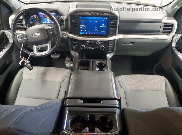1FTEW1EPXMFB99626 2021 FORD F150 Blue Առջևի վահանակի տեսք