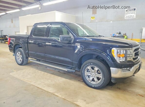 1FTEW1EPXMFB99626 2021 FORD F150 Blue Առջևի աջ