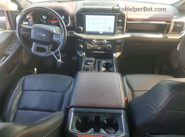 1FTEW1EPXMKD35910 2021 FORD F150 Черный Вид панели приборов