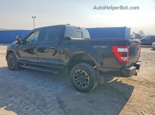 1FTEW1EPXMKD35910 2021 FORD F150 Черный Задняя левая четверть