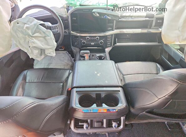 1FTEW1EPXPFB89957 2023 FORD F150 Black Widok deski rozdzielczej