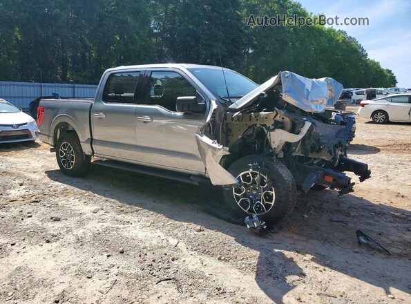 1FTEW1EPXPKE25191 2023 FORD F150 Silver Front right