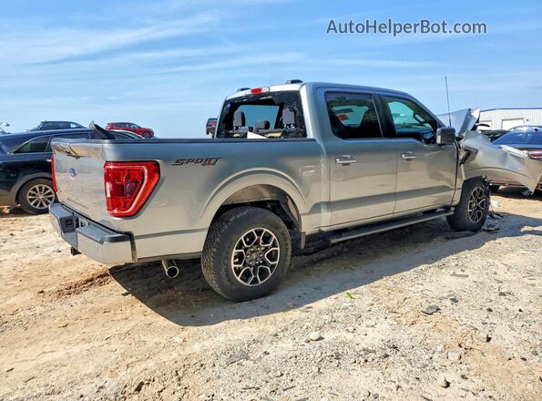 1FTEW1EPXPKE25191 2023 FORD F150 Silver Rear right